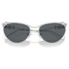 Lentes de sol de forma ovalada, Sk7017, tono plateado Lentes de sol de forma ovalada, Sk7017, tono plateado