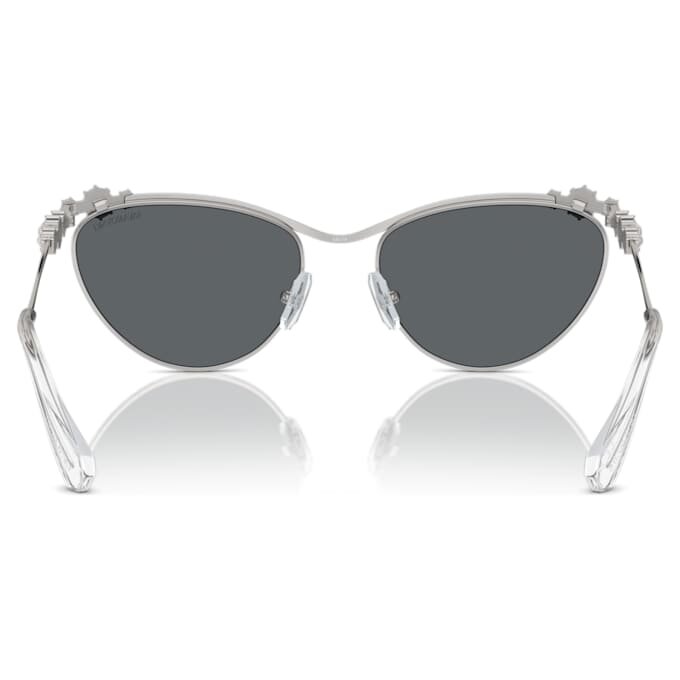 Lentes de sol de forma ovalada, Sk7017, tono plateado Lentes de sol de forma ovalada, Sk7017, tono plateado