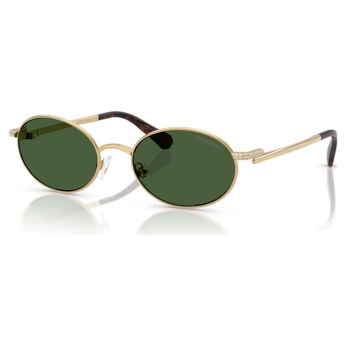 Lentes de sol de forma ovalada, verdes Lentes de sol de forma ovalada, verdes