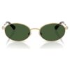 Lentes de sol de forma ovalada, verdes Lentes de sol de forma ovalada, verdes