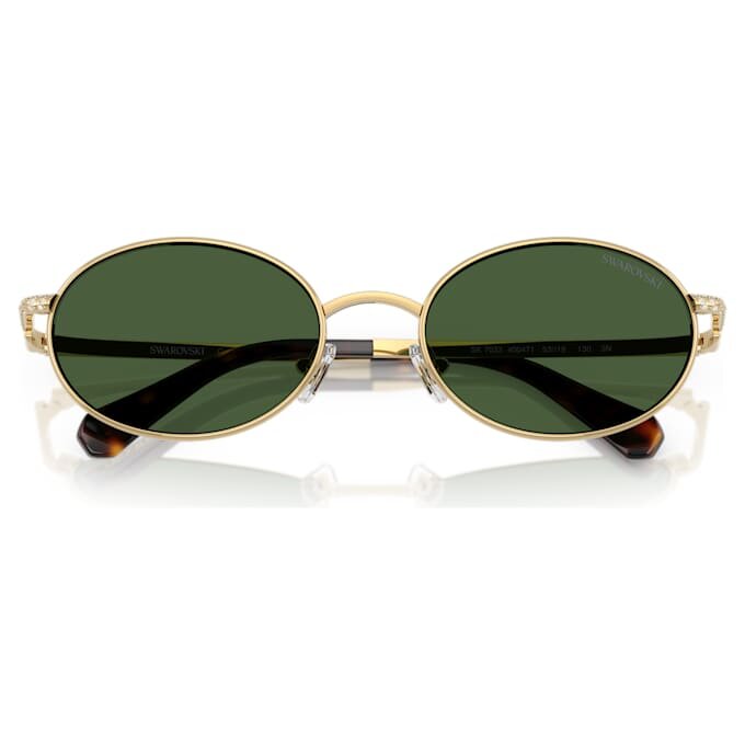 Lentes de sol de forma ovalada, verdes Lentes de sol de forma ovalada, verdes