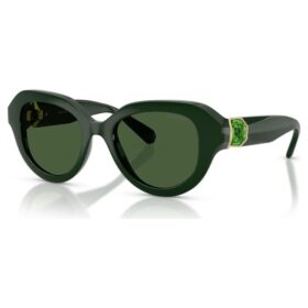 Lentes de sol de forma redonda, verdes