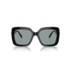 Lentes de sol extragrandes, forma cuadrada, SK6001, negro Lentes de sol extragrandes, forma cuadrada, SK6001, negro