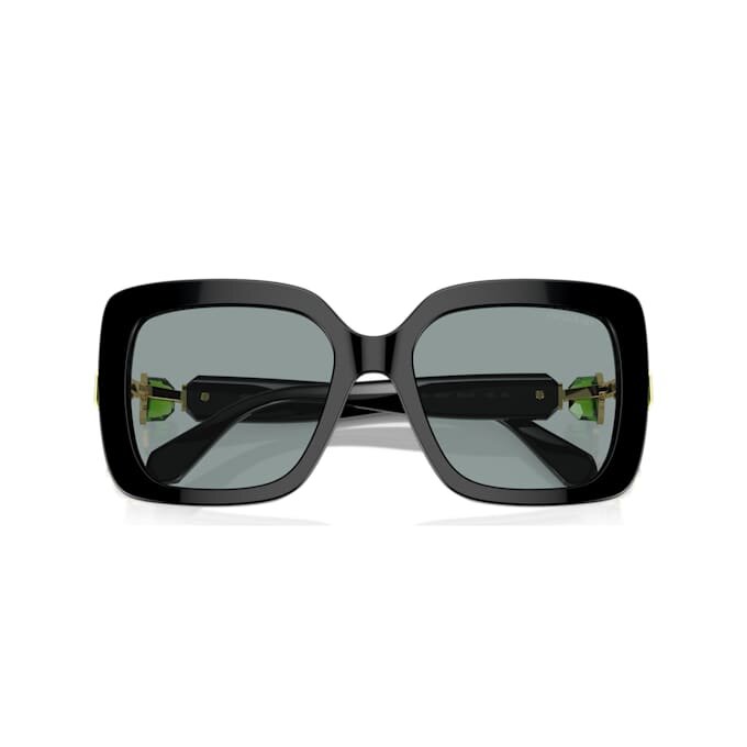 Lentes de sol extragrandes, forma cuadrada, SK6001, negro Lentes de sol extragrandes, forma cuadrada, SK6001, negro