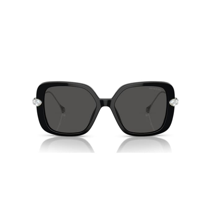 Lentes de sol extragrandes, forma cuadrada, Sk6011, negro Lentes de sol extragrandes, forma cuadrada, Sk6011, negro