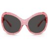 Lentes de sol extragrandes, forma de ojo de gato, Sk6052, rosa Lentes de sol extragrandes, forma de ojo de gato, Sk6052, rosa