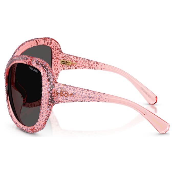 Lentes de sol extragrandes, forma de ojo de gato, Sk6052, rosa Lentes de sol extragrandes, forma de ojo de gato, Sk6052, rosa