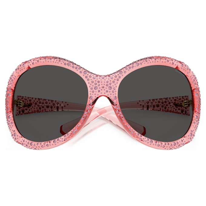 Lentes de sol extragrandes, forma de ojo de gato, Sk6052, rosa Lentes de sol extragrandes, forma de ojo de gato, Sk6052, rosa