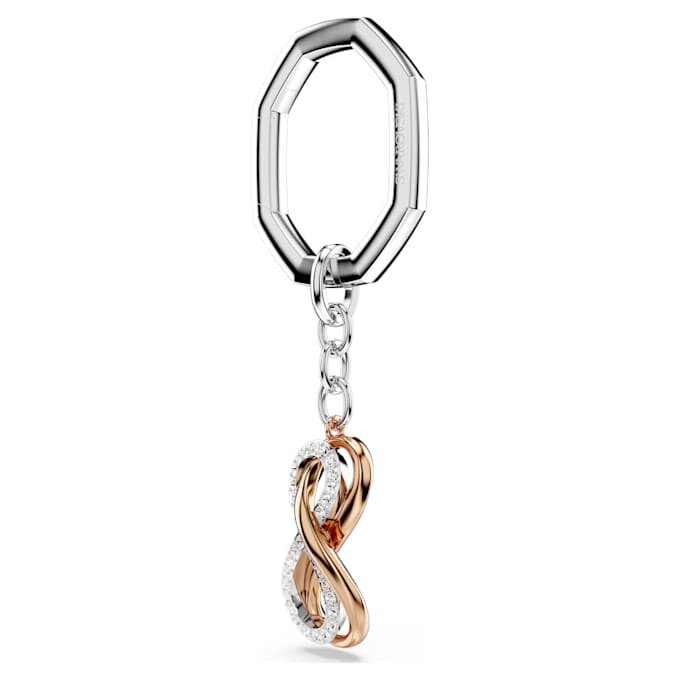 Llavero Infinity, blanco, acabado de metales mixtos Llavero Infinity, blanco, acabado de metales mixtos