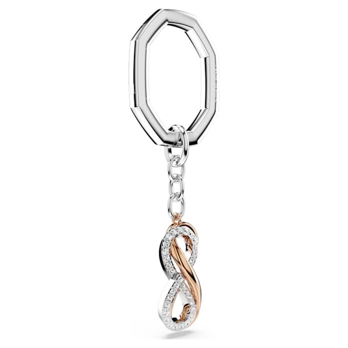 Llavero Infinity, blanco, acabado de metales mixtos Llavero Infinity, blanco, acabado de metales mixtos