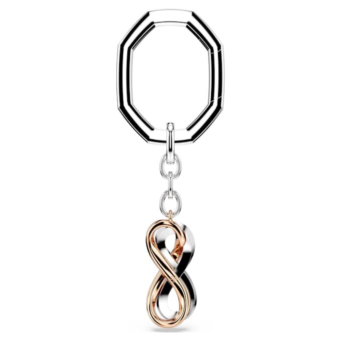 Llavero Infinity, blanco, acabado de metales mixtos Llavero Infinity, blanco, acabado de metales mixtos