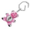 Llavero Teddy Bear, rosa, chapado en rodio