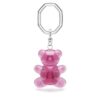 Llavero Teddy Bear, rosa, chapado en rodio