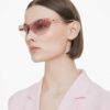 Máscara de lentes de sol, rosa Máscara de lentes de sol, rosa