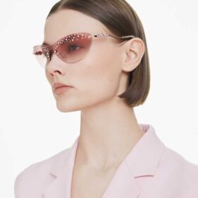 Máscara de lentes de sol, rosa