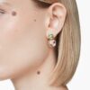 Pendientes Chroma Drop con corte cojín, multicolores, chapados en tono dorado Pendientes Chroma Drop con corte cojín, multicolores, chapados en tono dorado