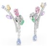 Pendientes colgantes Ariana Grande x Swarovski con cortes mixtos, multicolores y chapados en rodio Pendientes colgantes Ariana Grande x Swarovski con cortes mixtos, multicolores y chapados en rodio