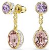 Pendientes colgantes Chroma con cortes mixtos, multicolores, chapados en tono dorado Pendientes colgantes Chroma con cortes mixtos, multicolores, chapados en tono dorado