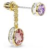 Pendientes colgantes Chroma con cortes mixtos, multicolores, chapados en tono dorado Pendientes colgantes Chroma con cortes mixtos, multicolores, chapados en tono dorado
