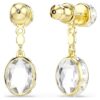 Pendientes colgantes Chroma con cortes mixtos, multicolores, chapados en tono dorado Pendientes colgantes Chroma con cortes mixtos, multicolores, chapados en tono dorado