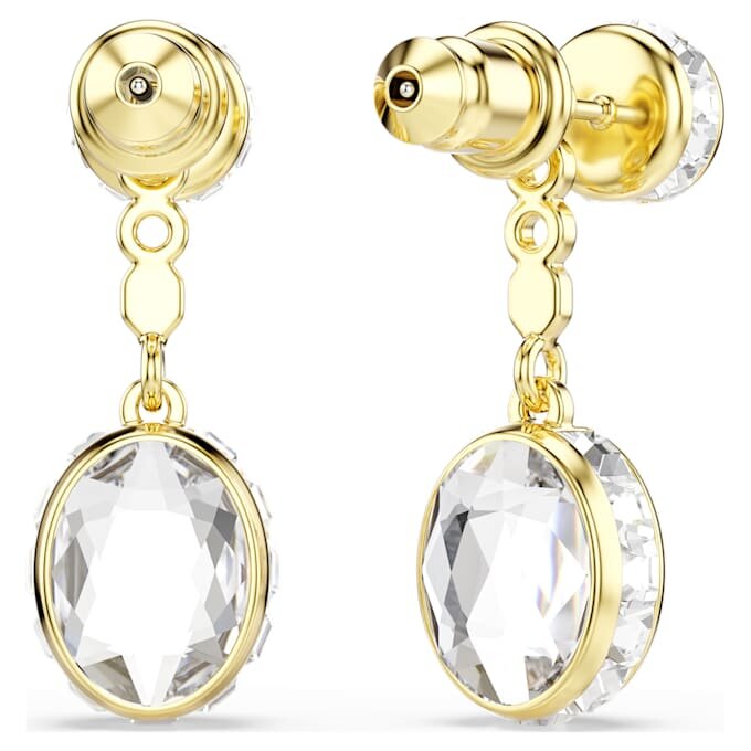 Pendientes colgantes Chroma con cortes mixtos, multicolores, chapados en tono dorado Pendientes colgantes Chroma con cortes mixtos, multicolores, chapados en tono dorado