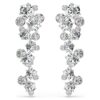 Pendientes colgantes Constella con cortes mixtos, blancos, chapados en rodio Pendientes colgantes Constella con cortes mixtos, blancos, chapados en rodio