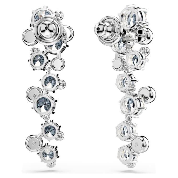 Pendientes colgantes Constella con cortes mixtos, blancos, chapados en rodio Pendientes colgantes Constella con cortes mixtos, blancos, chapados en rodio