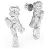 Pendientes colgantes Matrix con cortes mixtos, blancos, chapados en rodio Pendientes colgantes Matrix con cortes mixtos, blancos, chapados en rodio