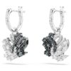 Pendientes colgantes Swan Swan, negro, acabado de metales mixtos Pendientes colgantes Swan Swan, negro, acabado de metales mixtos