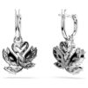 Pendientes colgantes Swan Swan, negro, acabado de metales mixtos Pendientes colgantes Swan Swan, negro, acabado de metales mixtos