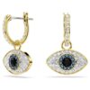 Pendientes colgantes Symbolica «Ojo del mal», azul, chapados en tono dorado Pendientes colgantes Symbolica «Ojo del mal», azul, chapados en tono dorado