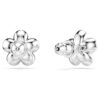 Pendientes de botón Ariana Grande X Swarovski: perla de cristal, corte redondo, flor, blanco, chapado en rodio Pendientes de botón Ariana Grande X Swarovski: perla de cristal, corte redondo, flor, blanco, chapado en rodio