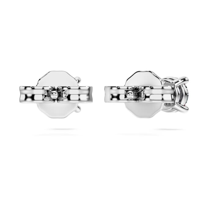 Pendientes de botón Eternity con diamantes cultivados en laboratorio, 0,52 ct en total, forma redonda, plata esterlina Pendientes de botón Eternity con diamantes cultivados en laboratorio, 0,52 ct en total, forma redonda, plata esterlina