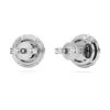 Pendientes de botón «Eternity Halo» con diamantes cultivados en laboratorio, 2 Ct Tw, forma redonda, oro blanco de 14K Pendientes de botón «Eternity Halo» con diamantes cultivados en laboratorio, 2 Ct Tw, forma redonda, oro blanco de 14K