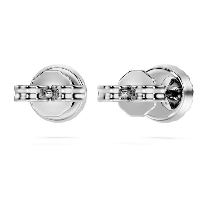 Pendientes de botón Eternity Halo con diamantes cultivados en laboratorio de 0,45 ct en total, forma redonda, plata esterlina Pendientes de botón Eternity Halo con diamantes cultivados en laboratorio de 0,45 ct en total, forma redonda, plata esterlina