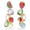 Pendientes de clip Idyllia con cortes mixtos, frutas, mariquita, multicolores, chapados en tono dorado Pendientes de clip Idyllia con cortes mixtos, frutas, mariquita, multicolores, chapados en tono dorado
