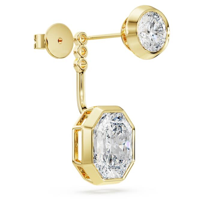 Pendientes «Octagon Jackets» con diamantes cultivados en laboratorio, 7,70 ct en total, formas mixtas, oro amarillo de 18K