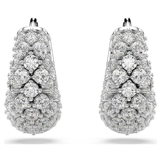Pendientes Sublima blancos, chapados en rodio Pendientes Sublima blancos, chapados en rodio