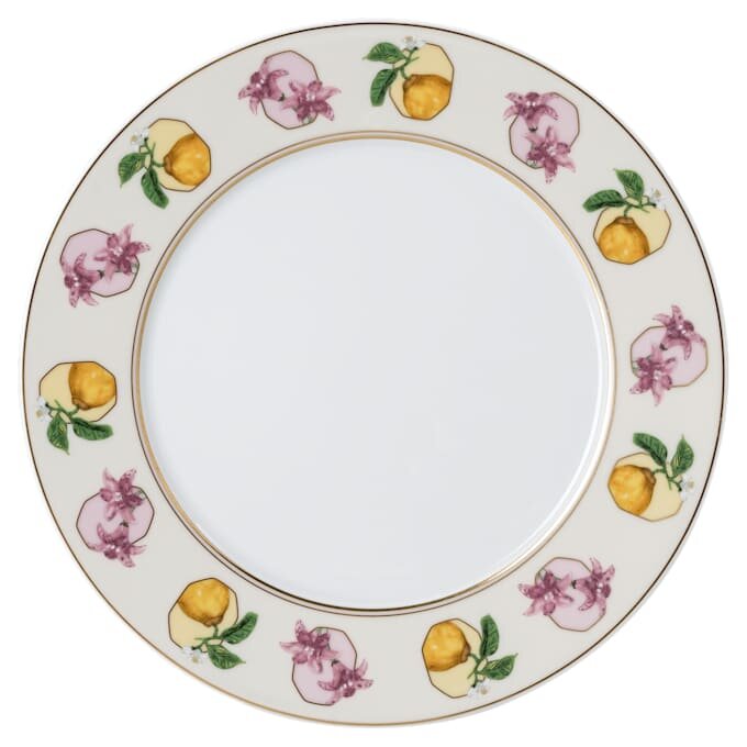 Plato de postre Idyllia de porcelana, motivo Crystal Print, Lily Citron, multicolor Plato de postre Idyllia de porcelana, motivo Crystal Print, Lily Citron, multicolor