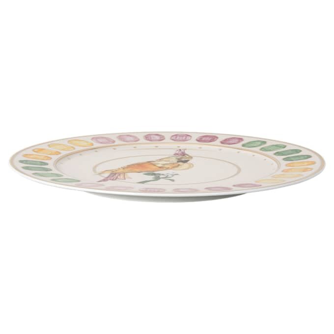 Plato de servicio Idyllia de porcelana, motivo Crystal Print, cacatúa, multicolor Plato de servicio Idyllia de porcelana, motivo Crystal Print, cacatúa, multicolor