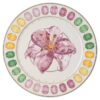 Plato de servicio Idyllia de porcelana, motivo Crystal Print, lirio, multicolor Plato de servicio Idyllia de porcelana, motivo Crystal Print, lirio, multicolor