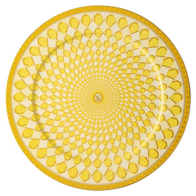 Plato de servicio Signum de porcelana, grande, amarillo Plato de servicio Signum de porcelana, grande, amarillo
