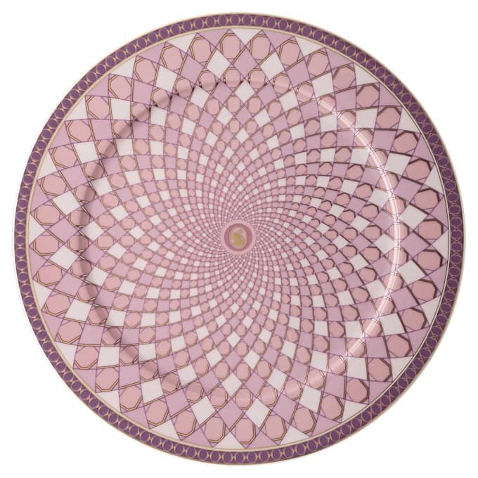 Plato de servicio Signum de porcelana, grande, rosa Plato de servicio Signum de porcelana, grande, rosa