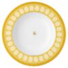 Plato hondo Signum de porcelana, amarillo Plato hondo Signum de porcelana, amarillo