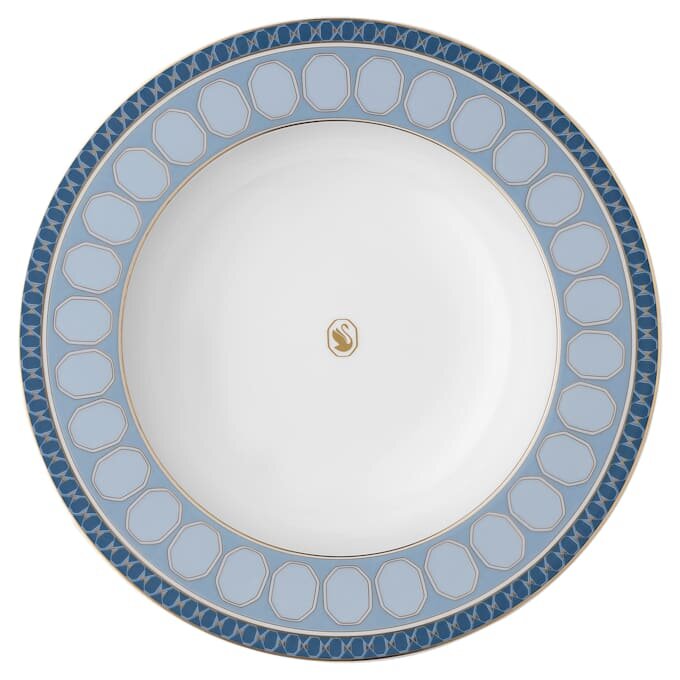 Plato hondo Signum de porcelana, azul Plato hondo Signum de porcelana, azul