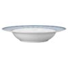 Plato hondo Signum de porcelana, azul Plato hondo Signum de porcelana, azul