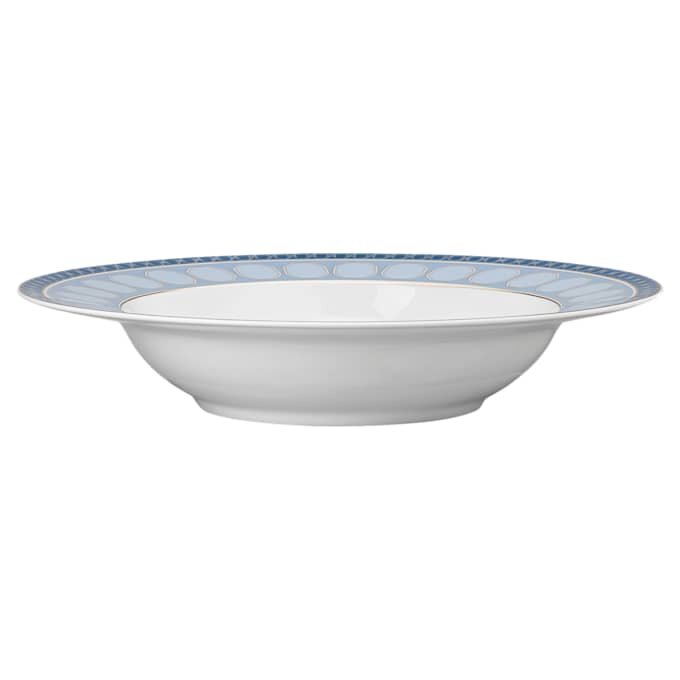 Plato hondo Signum de porcelana, azul Plato hondo Signum de porcelana, azul