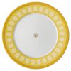 Plato llano Signum de porcelana, amarillo Plato llano Signum de porcelana, amarillo