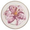 Plato para pan Idyllia de porcelana, motivo de cristal, lirio, morado