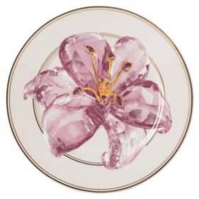 Plato para pan Idyllia de porcelana, motivo de cristal, lirio, morado Plato para pan Idyllia de porcelana, motivo de cristal, lirio, morado